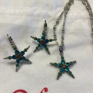 Mariana necklace and earrings